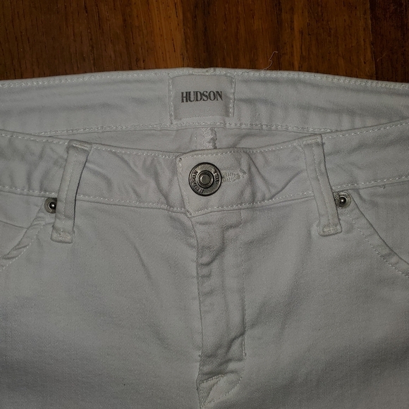 Hudson Bacara Crop Straight Cuffed Jeans - Picture 2 of 12